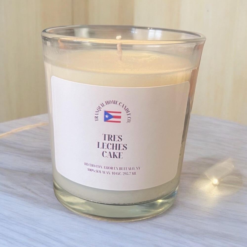 Tres Leches Cake Scented Candle - Cream 10oz.